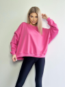 BLUZA OVERSIZE RÓŻOWA DMF