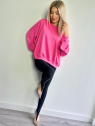 BLUZA OVERSIZE RÓŻOWA DMF
