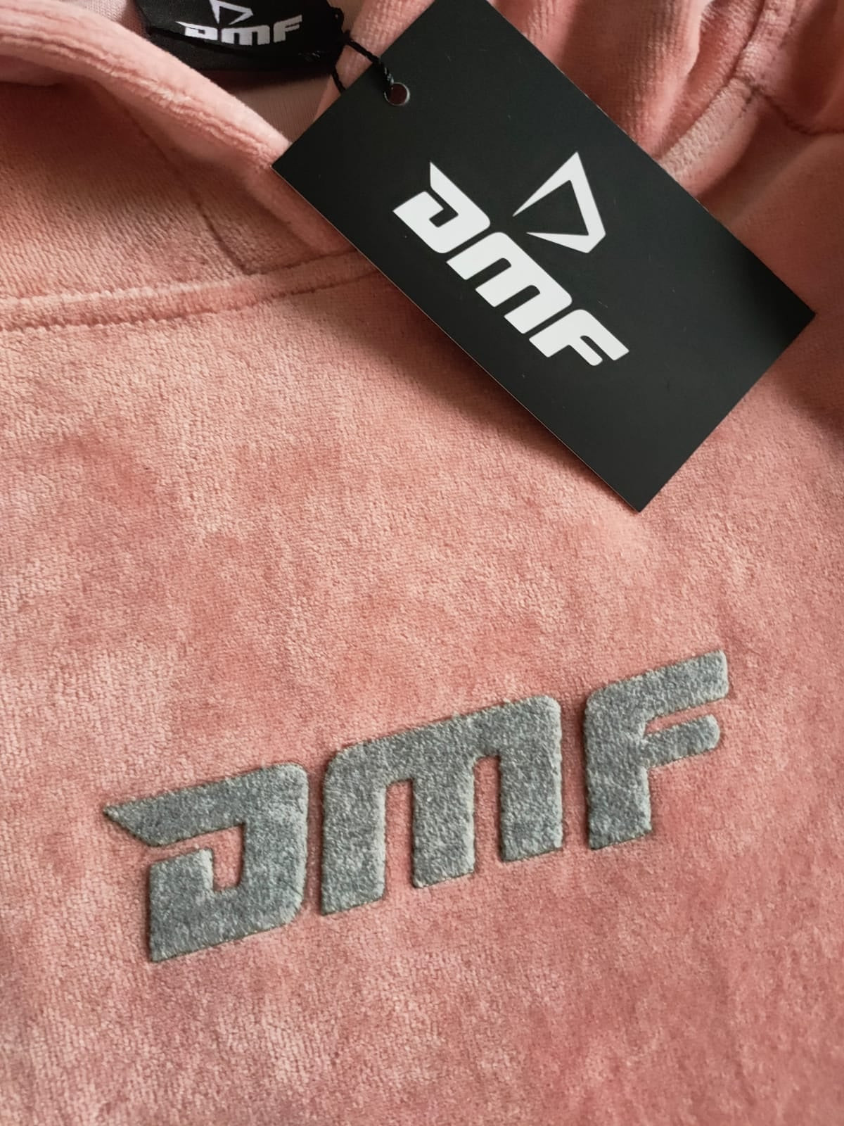 BLUZA WELUR LUX RÓŻOWA DMF