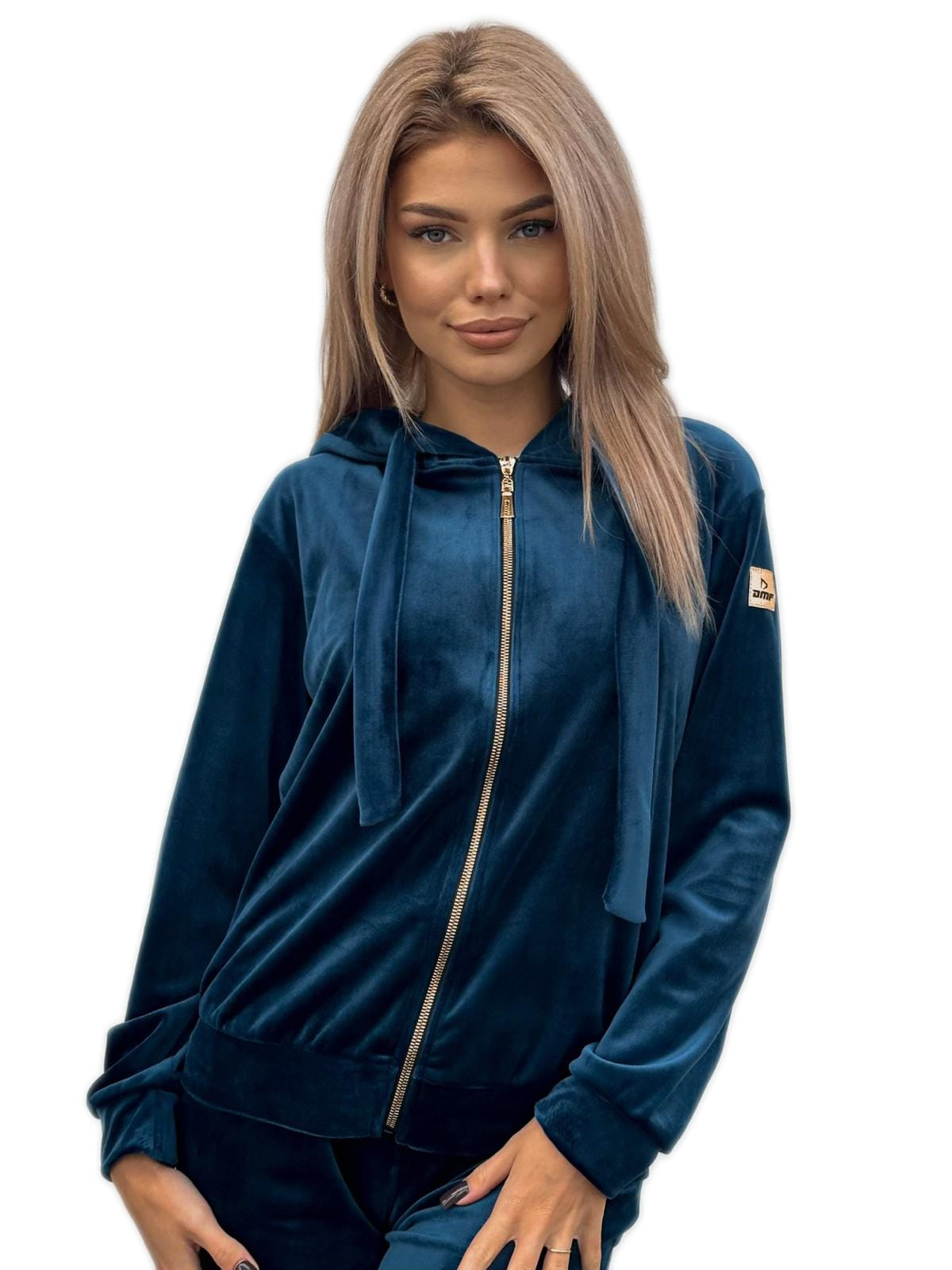 KOMPLET ROZPINANY WELUROWY MORSKI DMF