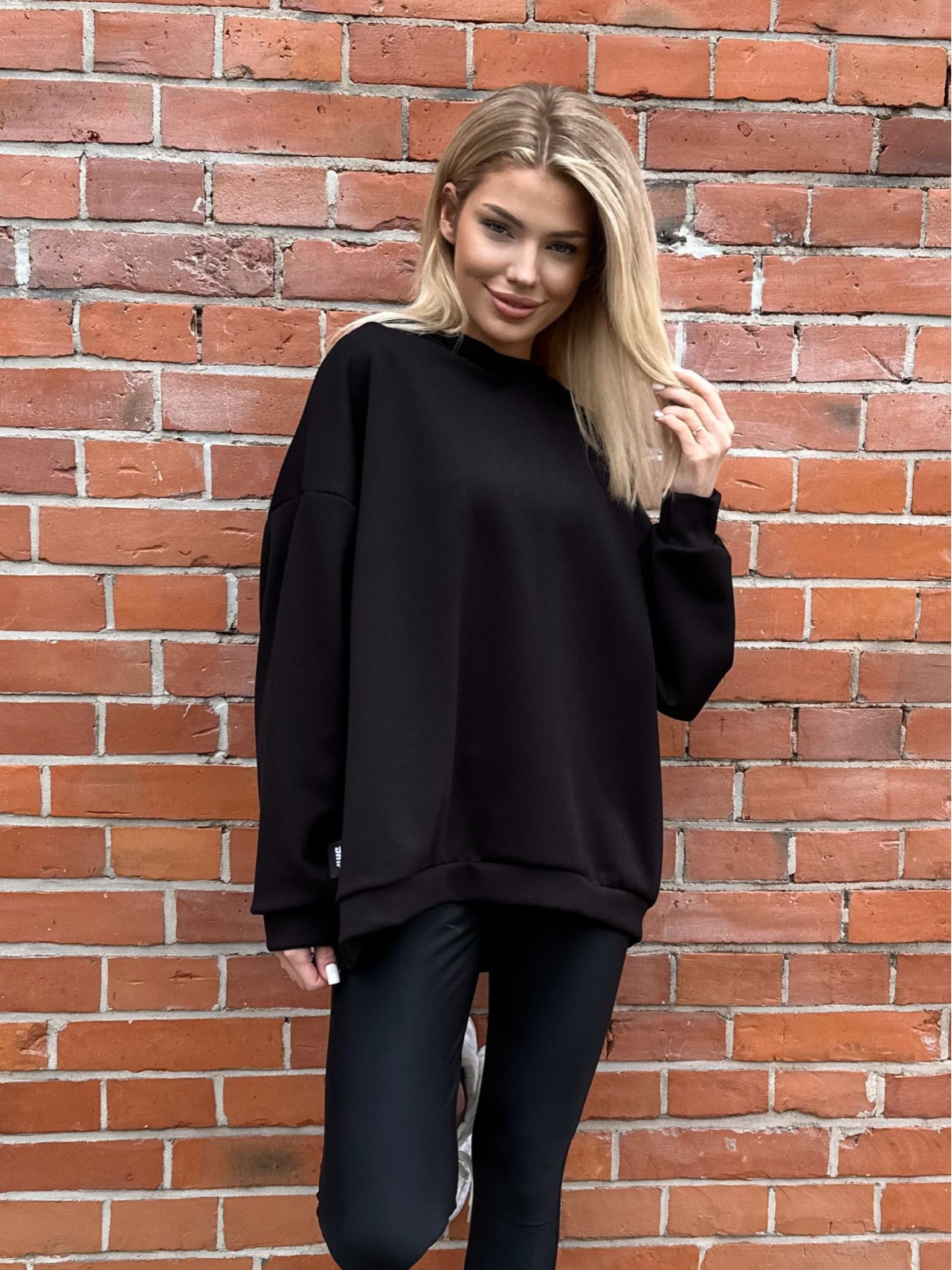 BLUZA MASEŁKO CZARNA DMF