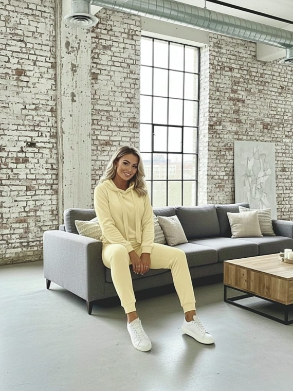 KOMPLET WELUROWY ŻÓŁTY VIBES DMF