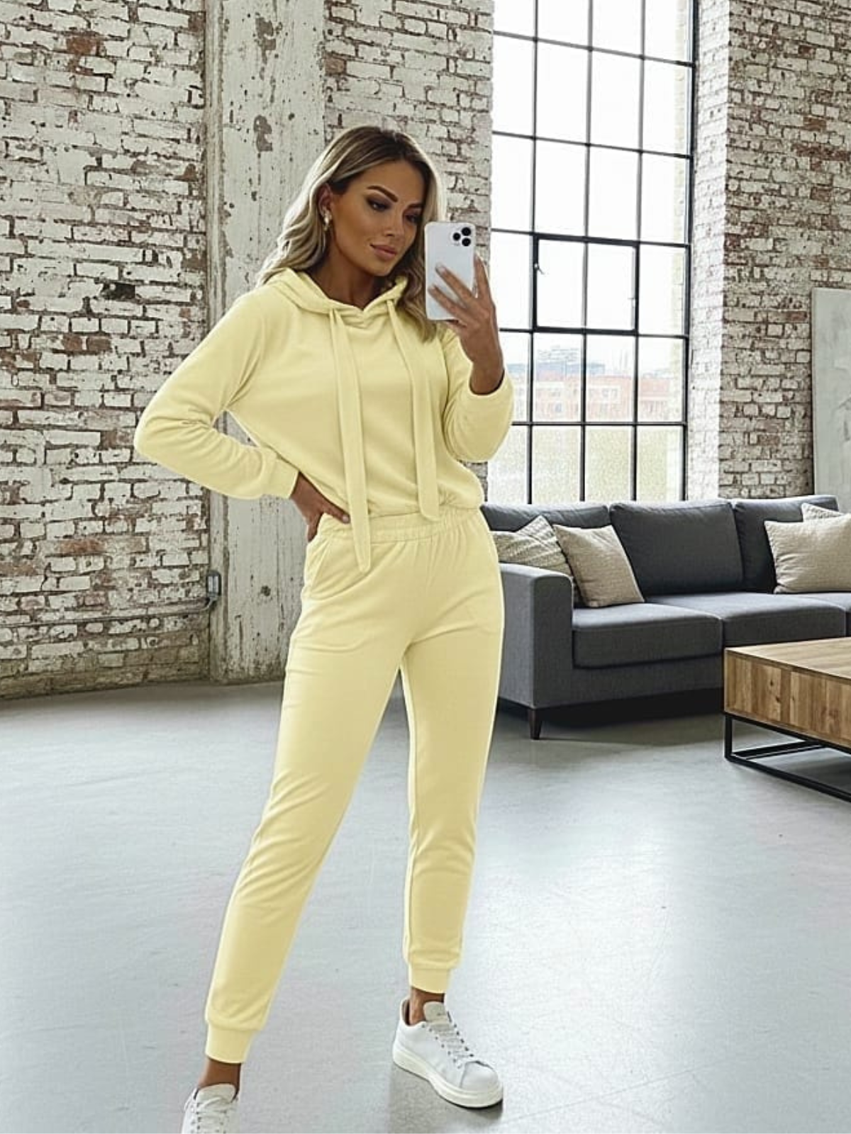 KOMPLET WELUROWY ŻÓŁTY VIBES DMF