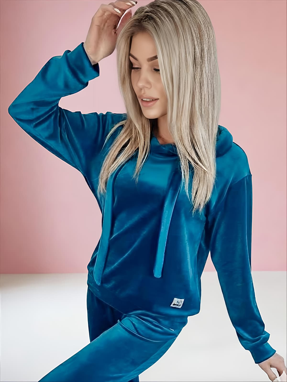 KOMPLET WELUROWY  MORSKI DMF