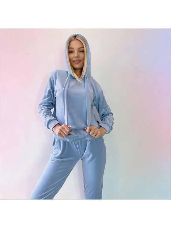 KOMPLET WELUROWY NIEBIESKI VIBES DMF