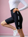 KRÓTKIE LEGGINSY CZARNE LOGO DMF