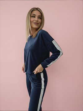 DRES WELUROWY GRANATOWY TUTTI