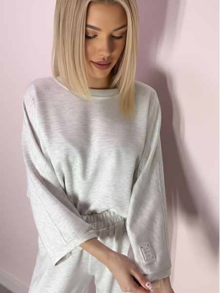 KOMPLET MASEŁKO PURE SZARY