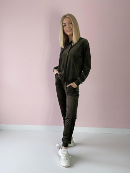 KOMPLET WELUROWY KHAKI VIBES