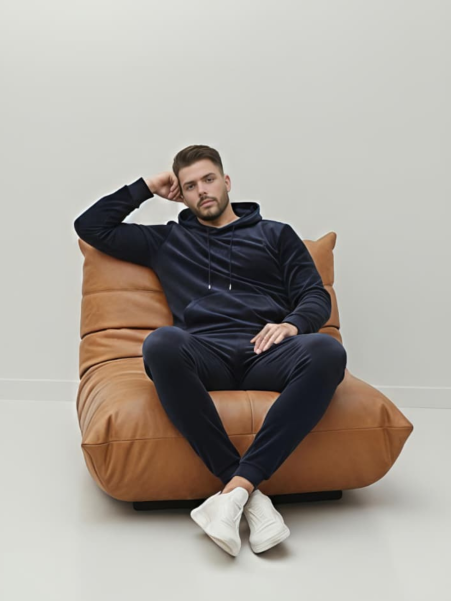 DRES WELUROWY CLIVE VELVET NAVY BLUE DMF