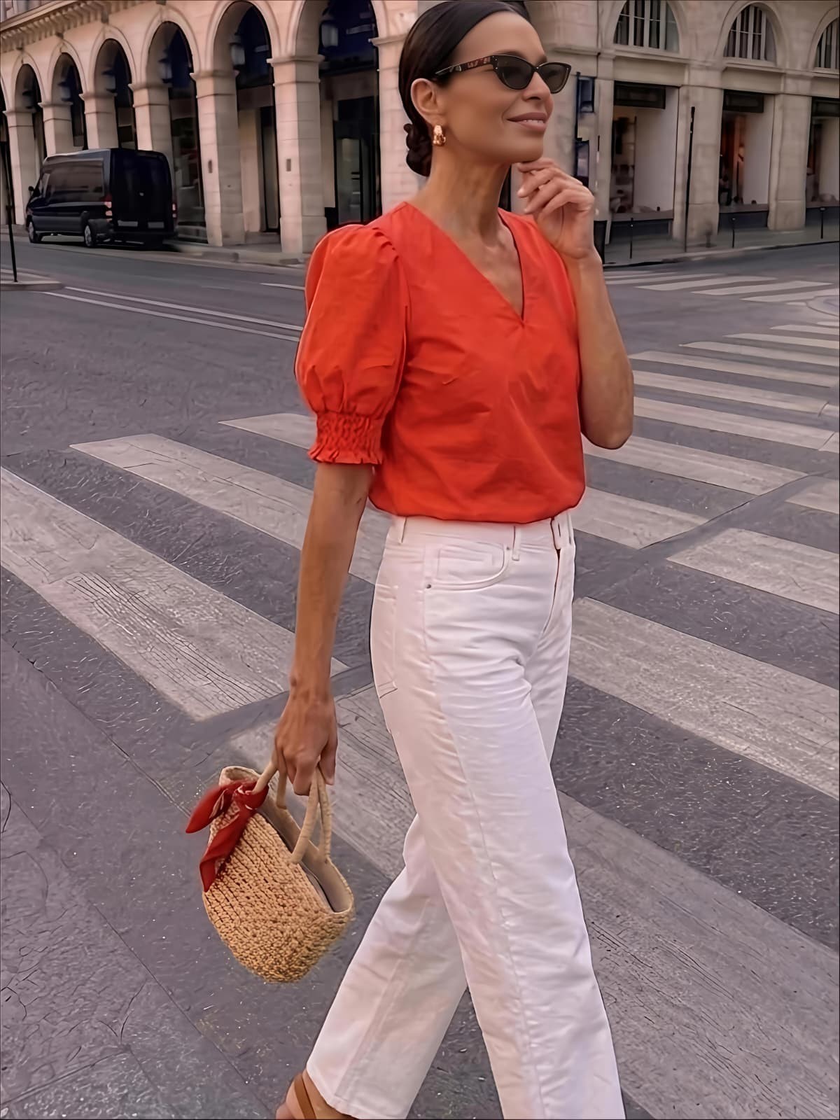 BLUZKA LAVINIA ORANGE