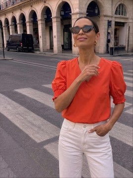 BLUZKA LAVINIA ORANGE