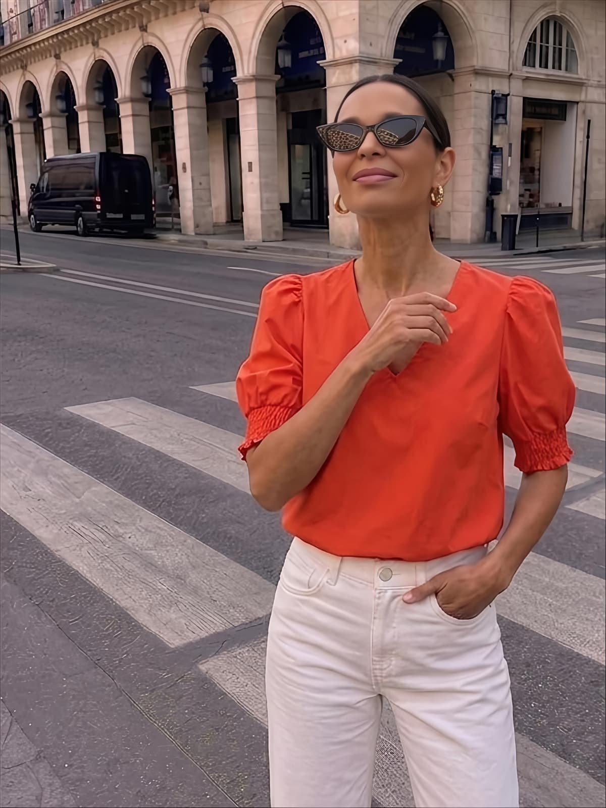 BLUZKA LAVINIA ORANGE