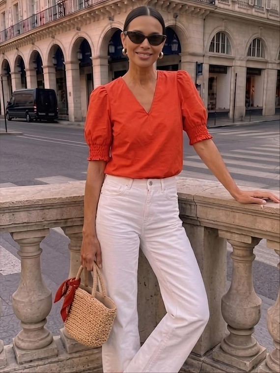 BLUZKA LAVINIA ORANGE