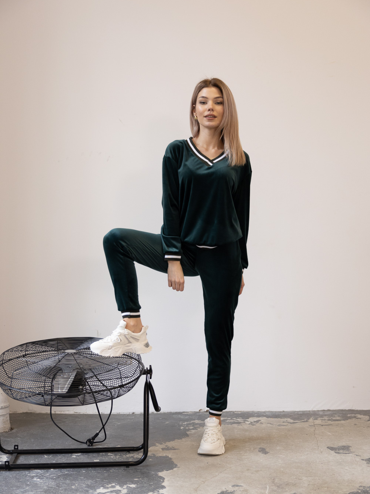 DRES WELUROWY  BUTELKOWA ZIELEŃ DUO